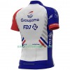Fahrradbekleidung Radtrikot Kurzarm + Trägershorts 2020 Groupama-FDJ N001